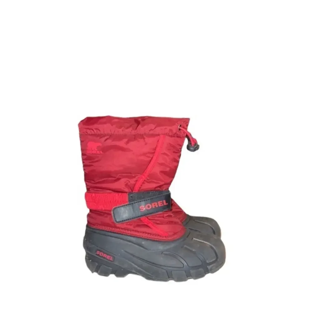 Sorel Flurry Red & Black Winter Snow Boots‎